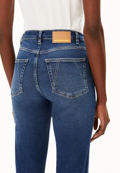 ARMEDANGELS ARMEDANGELS LEJAANI Damen Slim Jeans Bio-Baumwoll Mix X-Stretch, Blue, – Produktbild 3 von 4