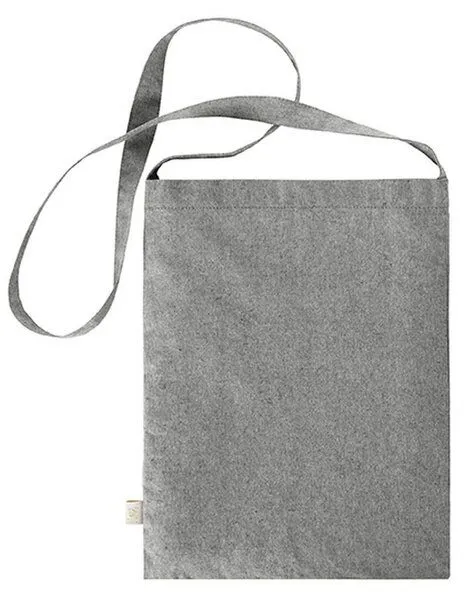 Halfar Halfar Einkaufstasche aus recycelter Baumwolle 28 x 36 cm cm Shopper ein langer Henkel, Hellgrau, – Produktbild 1 von 1