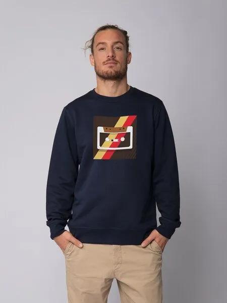 watapparel watapparel Sweatshirt Unisex Kassette, French navy, – Produktbild 2 von 4