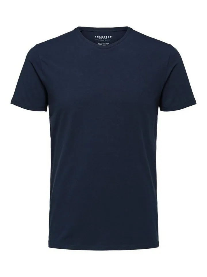Selected T-Shirt (1-tlg), Blau, – Produktbild 1 von 4