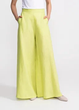 De IONESCU De IONESCU Damen vegan Hose Palazzo Leinen – Produktbild 1 von 1