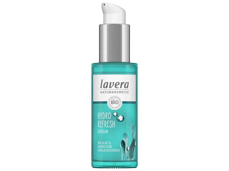 lavera Serum Hydro Refresh mit Alge & Hyaluronsäure – Produktbild 1 von 2