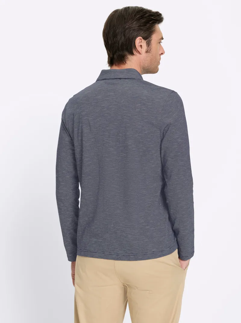 marco donati Langarmshirt marine-gestreift, Marine-gestreift, – Produktbild 2 von 2