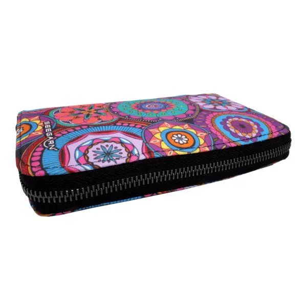 Seegarn Seegarn-Täschle / 2in1 Handy-Tasche und Geldbeutel (MB02), K1 - kette silber, – Produktbild 4 von 5