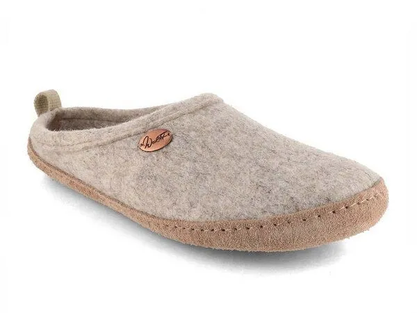 WoolFit WoolFit Tundra - Nachhaltige Hausschuhe für Damen und Herren, Beige, – Produktbild 1 von 4