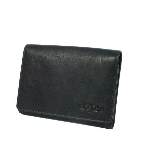 Margelisch Margelisch RFID Ledergeldbörse Berlin 2, Steel blue, – Produktbild 2 von 4