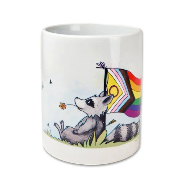 roots of compassion roots of compassion Tasse Pride Waschbär - queer, LGBT, Tiere – Produktbild 1 von 1