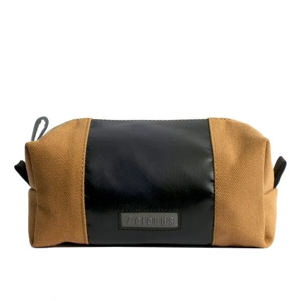 7clouds 7clouds Kulturbeutel Neceni 7.1, Black-khaki, – Produktbild 1 von 4