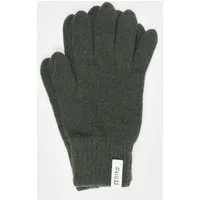 Rifò Circular Fashion Made in Italy Rifò - Circular Fashion Made in Italy Recycelte Kaschmir-Handschuhe – Pier Paolo, Grün, – Produktbild 1 von 1