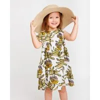 Babbily Babbily Luftiges Boho Bloom Kleid aus Ecovero, Weiss, – Produktbild 1 von 1