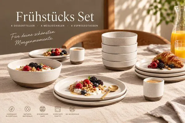 Izanami Tableware Izanami Tableware Lietzensee -Frühstücks-Set- 12-teilig, Weiss, – Produktbild 2 von 3