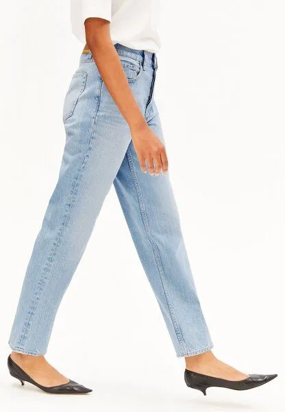 ARMEDANGELS ARMEDANGELS AAIKALA Damen Straight Jeans High Waist aus recycelter Baumwolle, Blue, – Produktbild 4 von 4