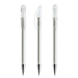 prodir prodir® Drehkugelschreiber DS3 TTC Twist, blaue Mine, klar, Transparent, – Produktbild 1 von 1