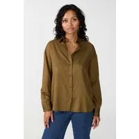 Yahmo Yahmo Damen vegan Hemd Mona Brown, Braun, – Produktbild 1 von 1