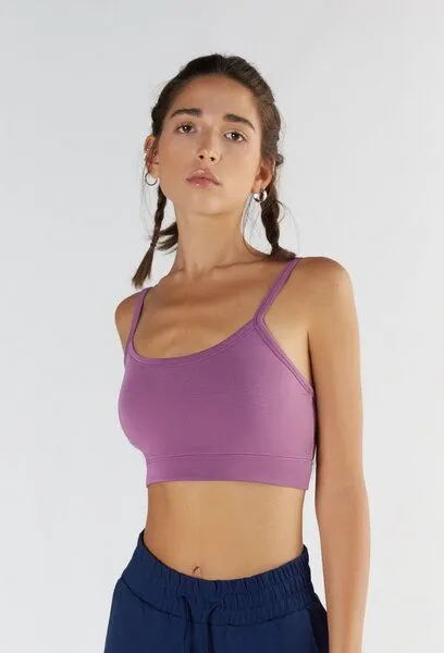 True North True North Damen Bustier aus Tencel Micromodal Bra Top T1201, Purple nitro, – Produktbild 2 von 3