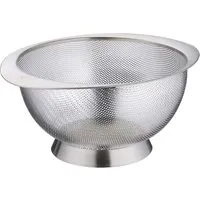 Seiher "DELUXE" mit Standfuß, aus Edelstahl, Ø 26 cm, H 14 cm – Produktbild 1 von 1