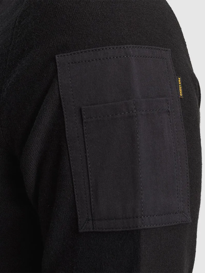 PME Legend PME Legend Strukturpullover Black, Schwarz, – Produktbild 3 von 5