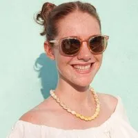 Sundara Sundara Halskette ECO PRINT – handbedruckt & längenverstellbar, Offwhite, – Produktbild 1 von 1