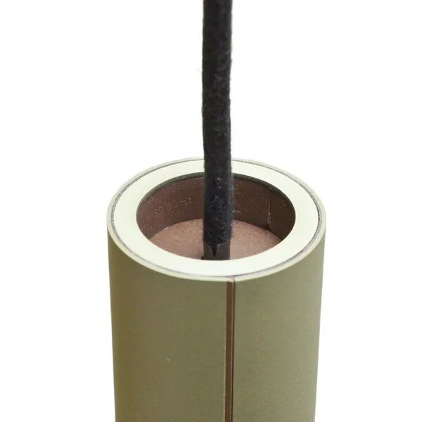 Libellum Libellum Hängeleuchte N°one mit Linoleumbezug 2026, Olive (grün), – Produktbild 1 von 4