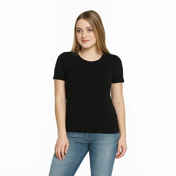 Bruno Barella Bruno Barella Damen T-Shirt 3er Pack – GOTS-zertifiziert aus Bio-Baumwolle aus der Ägäis, Schwarz, – Produktbild 1 von 4