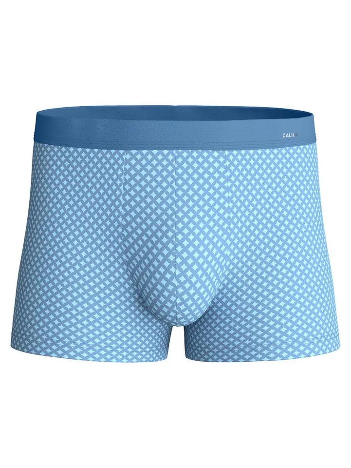 CALIDA CALIDA Boxershorts Cotton Code Design mit weichem Elastikbund, ohne Eingriff, Blau, – Produktbild 2 von 5