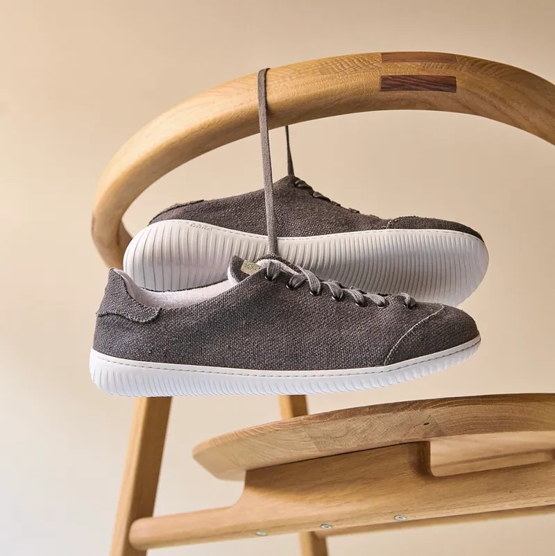 Risorse Future Risorse Future Damen vegan Barfußschuhe Terra Hanf, Dunkelgrau, – Produktbild 3 von 3