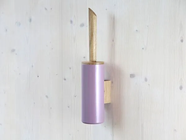 werkvoll by Lena Peter werkvoll by Lena Peter Holz Wand WC-Bürste FIRE, Violett, – Produktbild 1 von 5