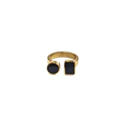 Swahili Coast Swahili Coast Messing Fingerringe - TRIANGLE & GEO INLAY - Recycling Messingschmuck – Produktbild 1 von 1