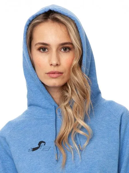 FellHerz FellHerz Damen Hoodie Buchmädchen – Produktbild 4 von 4