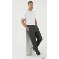 ORGANICATION ORGANICATION POZZAN | Waffel Jogginghose aus Bio-Baumwolle & recyceltem Polyester, Grey, – Produktbild 2 von 4