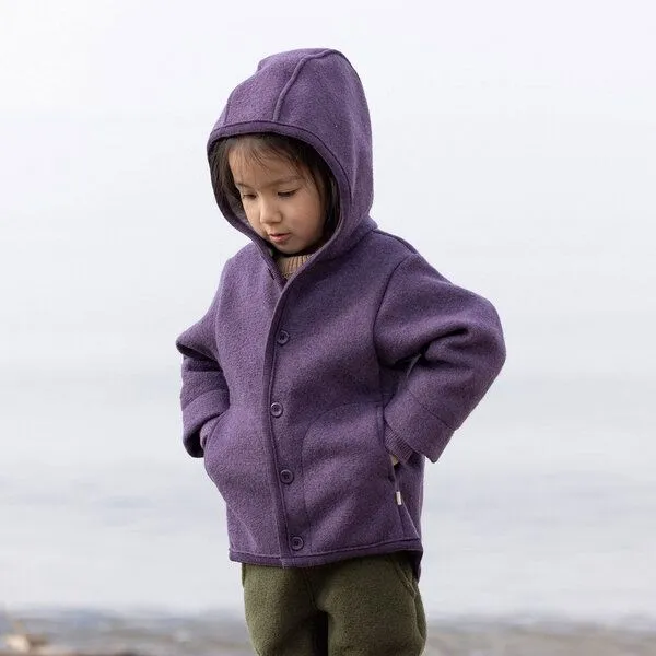 Disana Disana Kleinkinder Walk-Jacke kbT-Merino Schurwolle, Grau, – Produktbild 2 von 4