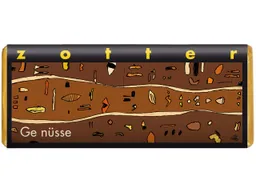 Zotter Zotter Bio-Zartbitter-Schokolade "Ge nüsse" 70 g – Produktbild 1 von 1