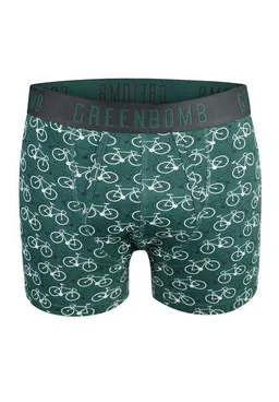 GreenBomb GREENBOMB Bike Mono Shadow 2 Trunk - Figurbetonte Trunk aus Bio-Baumwoll Mix / hochwertiger Print / GOTS / Fair & Vegan – Produktbild 1 von 1