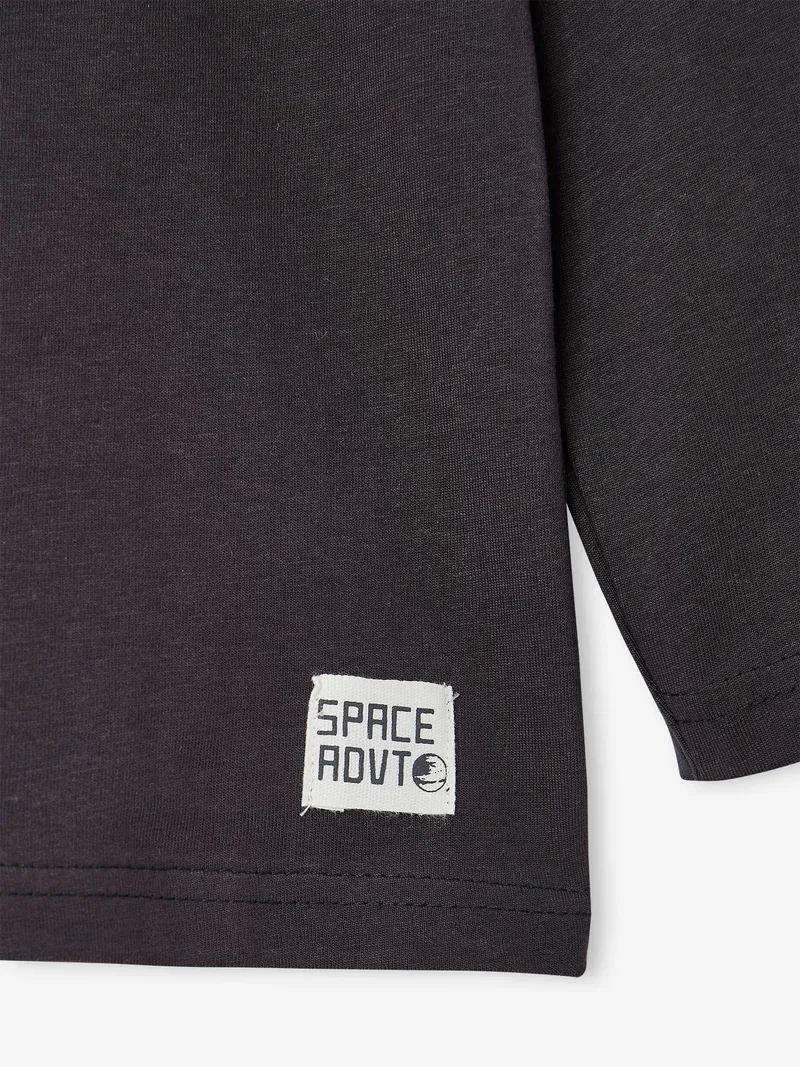 Vertbaudet Jungen Shirt mit Motiven astronaut, Anthrazit astronaut, – Produktbild 3 von 3