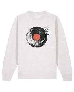 watapparel watapparel Sweatshirt Unisex Schallplatte – Produktbild 1 von 1
