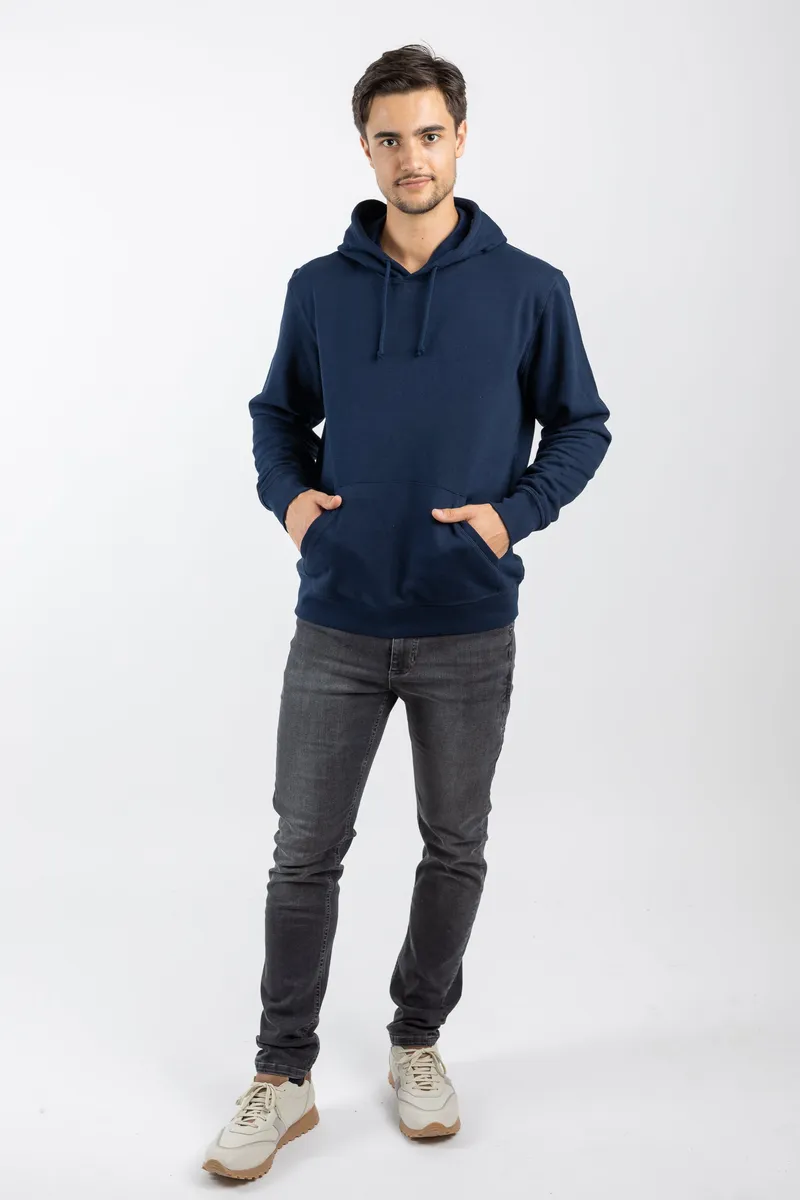 TORLAND TORLAND Herren vegan Kapuzenpulli Drummer, Extra dunkelblau, – Produktbild 2 von 2