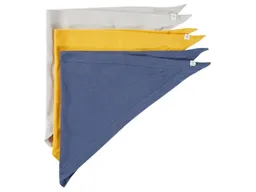 HANS NATUR Baby und Kinder Dreieckstuch Bio-Baumwolle 3er Set curry Maße 60 x 30 cm – Produktbild 1 von 1