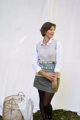 Haus of Namaste Haus of Namaste Fair Isle Sweater Vest: Hand-Spun 100% Lammwolle | Nachhaltig & Ethisch – Produktbild 1 von 1