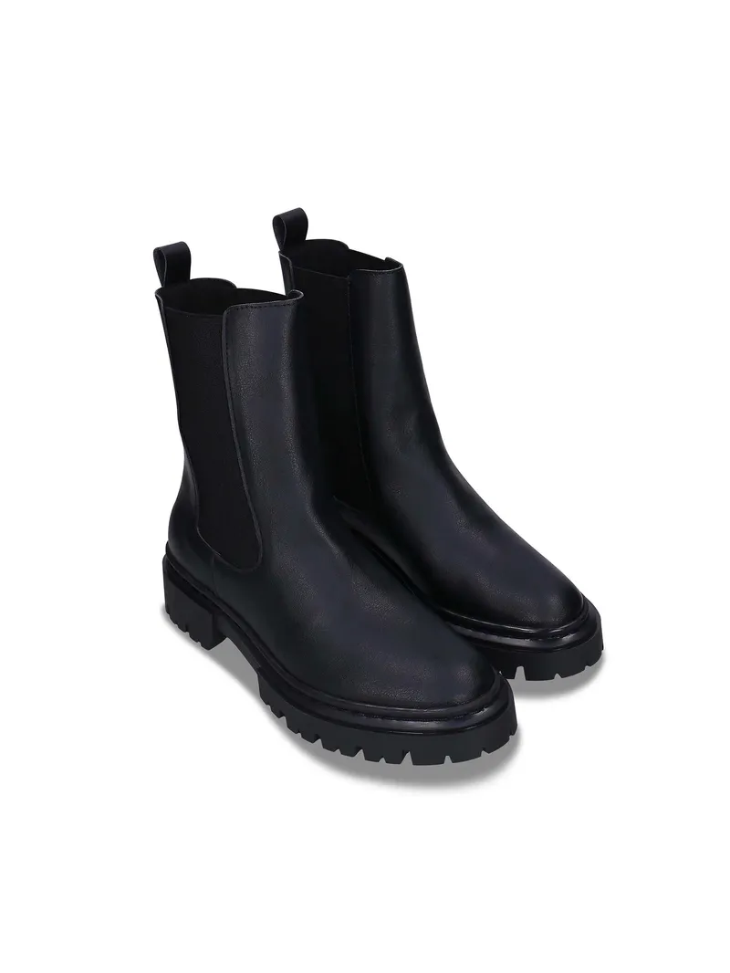 NAE NAE Damen vegan Chelsea Boots Vicky Schwarz, Schwarz, – Produktbild 1 von 2