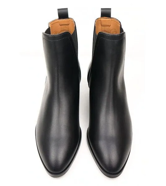 Will's Vegan Shop Will's Vegan Shop Chelsea Boots aus veganem, italienischen Leder, Schwarz, – Produktbild 4 von 4