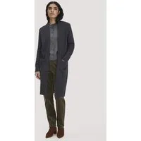 hessnatur hessnatur Strick Jacke Relaxed aus Bio-Schurwolle mit Bio-Baumwolle, Anthrazit, – Produktbild 3 von 8