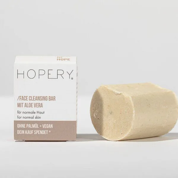 HOPERY HOPERY Gesichtsreinigung für normale Haut - Face cleansing bar mit Aloe Vera – Produktbild 2 von 3