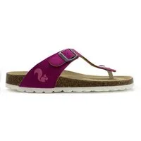 thies Vegane thies ® Rec Bio Thong Sandale aus rec. PES mit Kork-Tieffussbett – Produktbild 1 von 1
