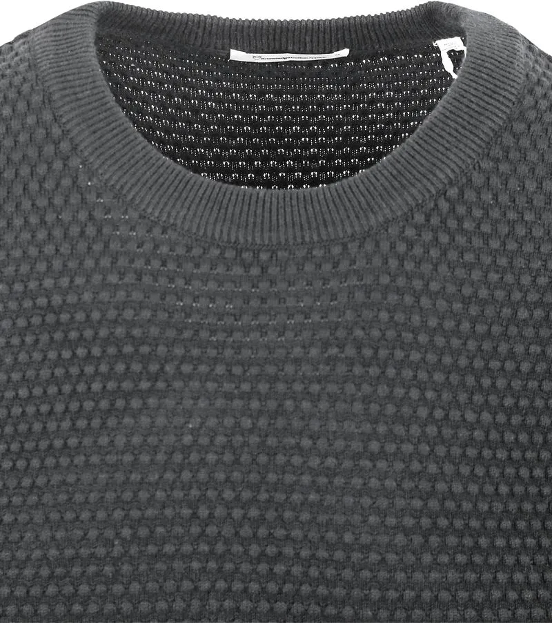 KnowledgeCotton Apparel Knowledge Cotton Apparel Pullover Vagn Anthrazit - Größe XL, Grau, – Produktbild 3 von 4