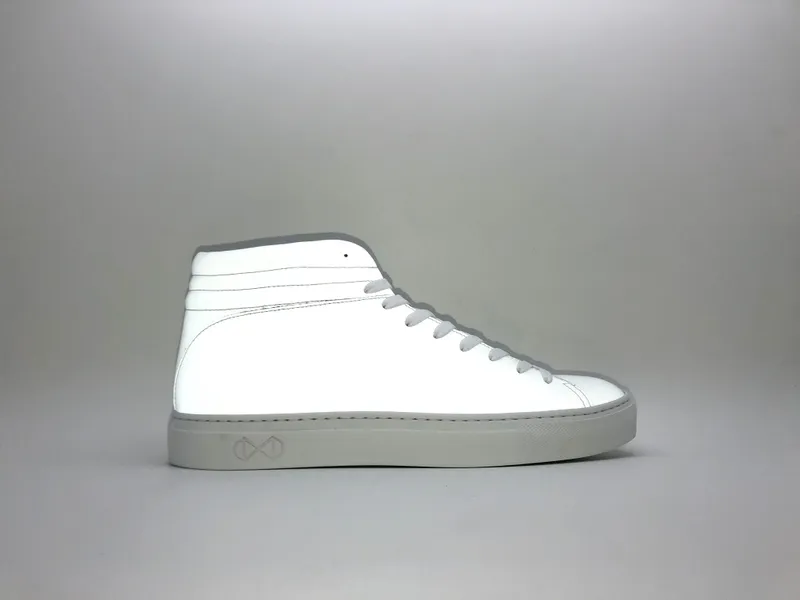 nat-2 nat-2 Herren vegan Sneaker Sleek & Reflektierend, Weiß, – Produktbild 2 von 2