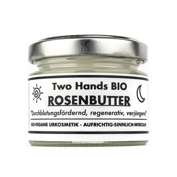 Two Hands BIO Two Hands BIO Rosenbutter aus echter Bio-Rose & Bio-Sheabutter - Bio Vegan – Produktbild 1 von 3