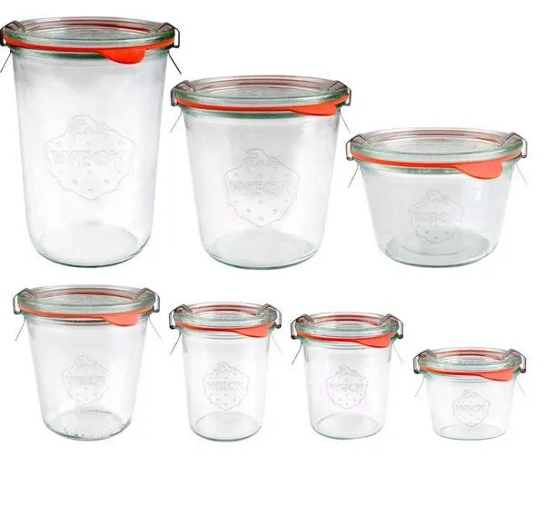 mikken mikken WECK Sturzglas 80 - 850 ml mit Deckel, Gummiring und Klammern – Produktbild 5 von 6