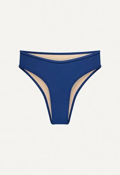 Oy Oy Bikini Hose „Calima“ aus Frottee-Stoff, Dunkelblau, – Produktbild 2 von 3