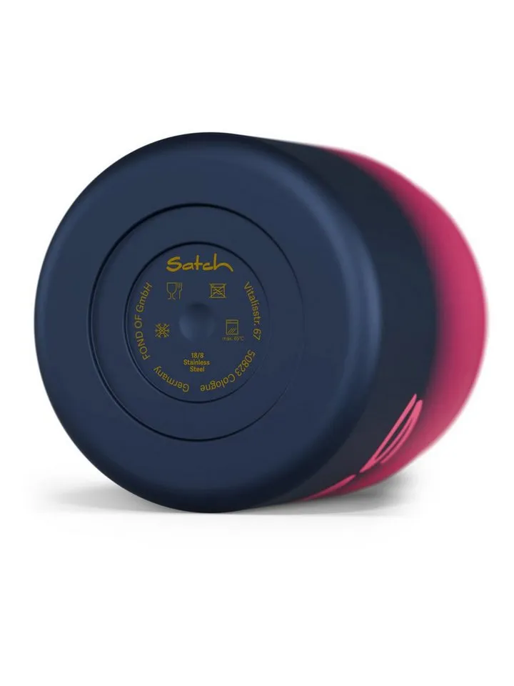 Satch Satch Lunchbox Thermo Lunchbox, Edelstahl, (Thermo Lunchbox, 3-tlg., 1x Thermo Lunchbox, 1x Gabel-Löffelkombination), spülmaschinengeeignet bis 45 Grad, Handwäsche empfohlen, Rosa, – Produktbild 6 von 6
