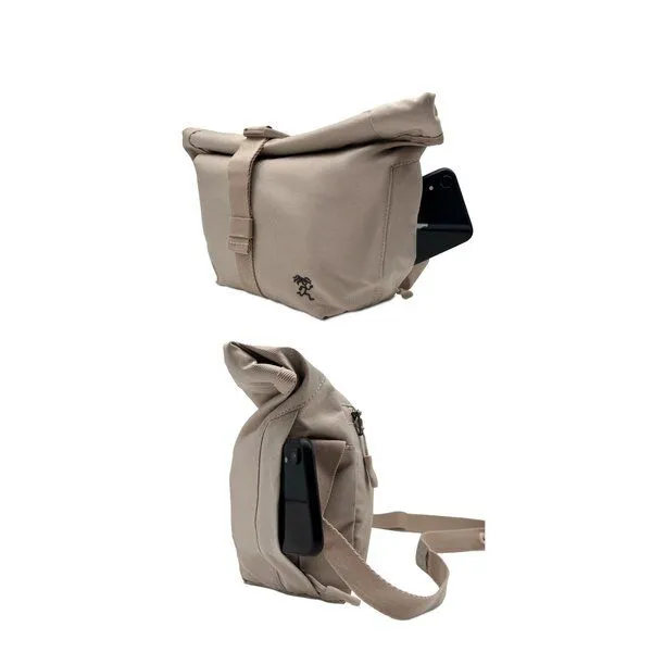 FUCHS & REBELL FUCHS & REBELL LUCA 2.0 Crossbody BikeBag 3-Punkt-Gurt, Beige, – Produktbild 4 von 6